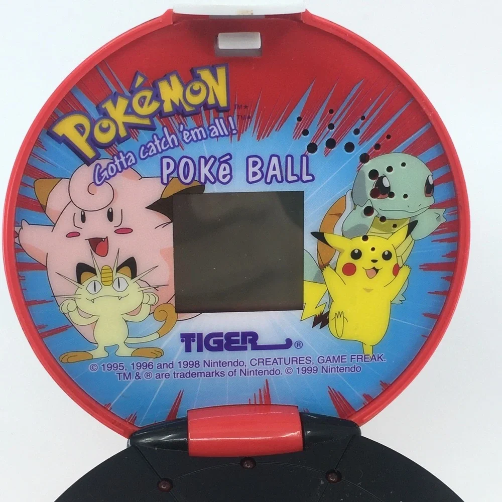 Vintage 90's Nintendo Pokémon Pokeball Game Toy by Tiger Electronics Retro